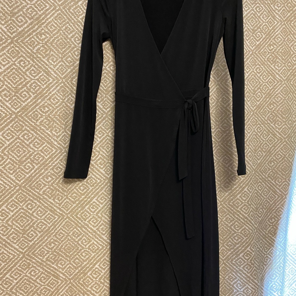Women’s long over lap dress